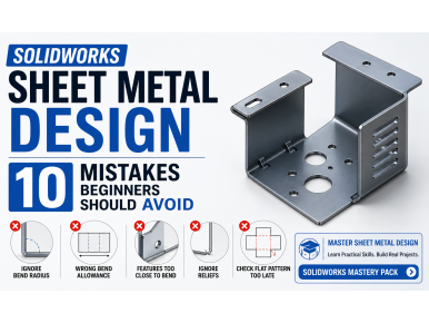 SOLIDWORKS Sheet Metal Design: 10 Mistakes Beginners Should Avoid